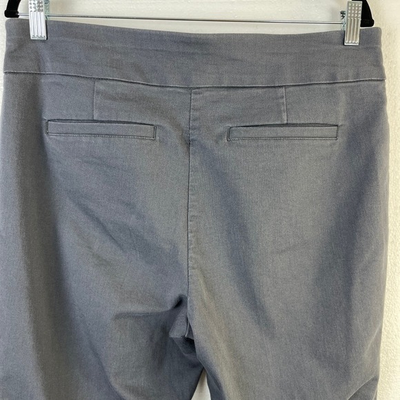 Croft & Barrow Womens Size 14 Gray Effortless Stretch Pants Straight Leg Pull on - Picture 5 of 11